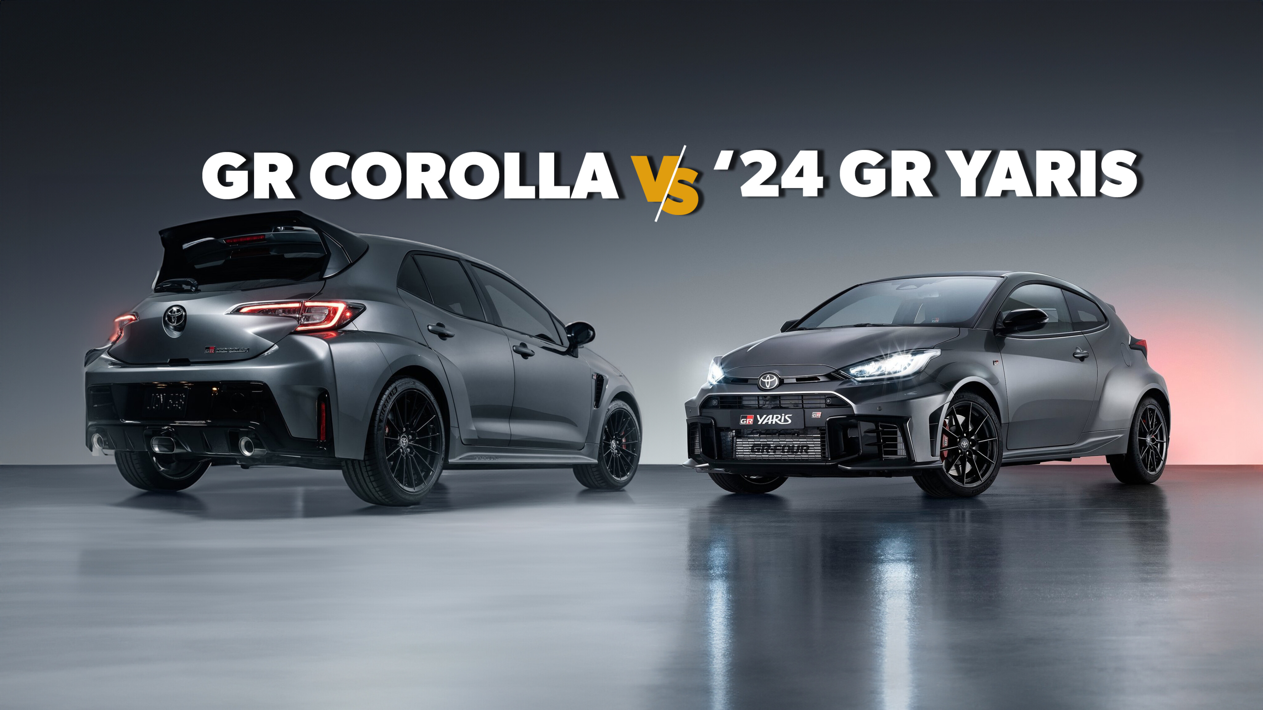 Toyota GR Yaris versus GR Corolla comparison