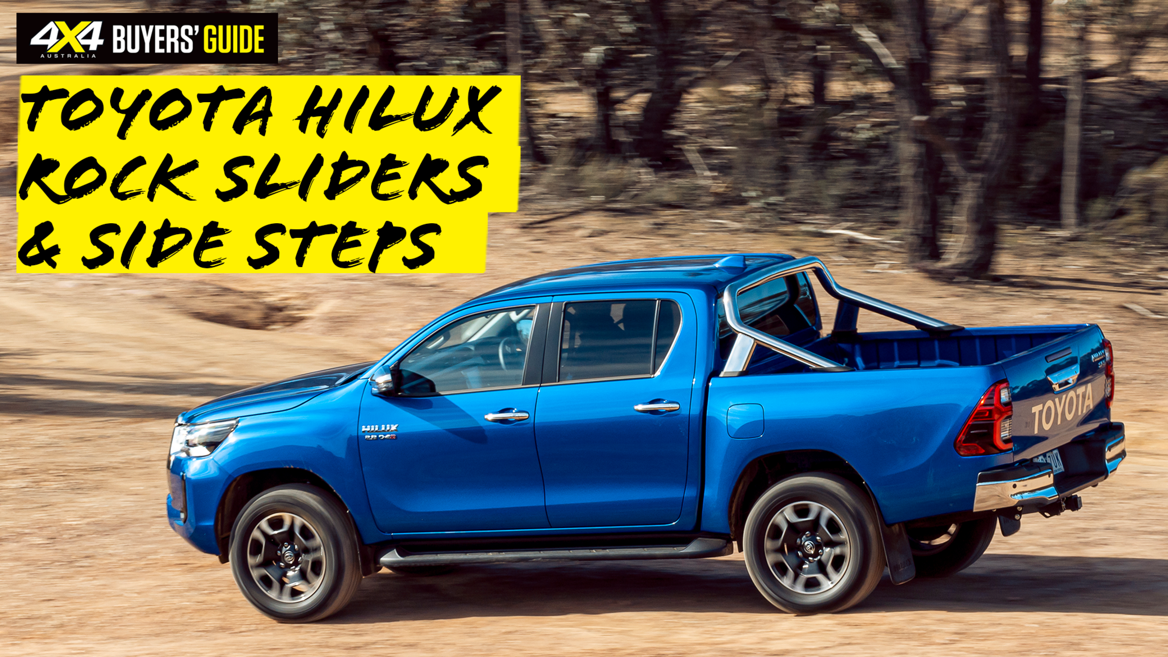 Hilux side deals steps and rails