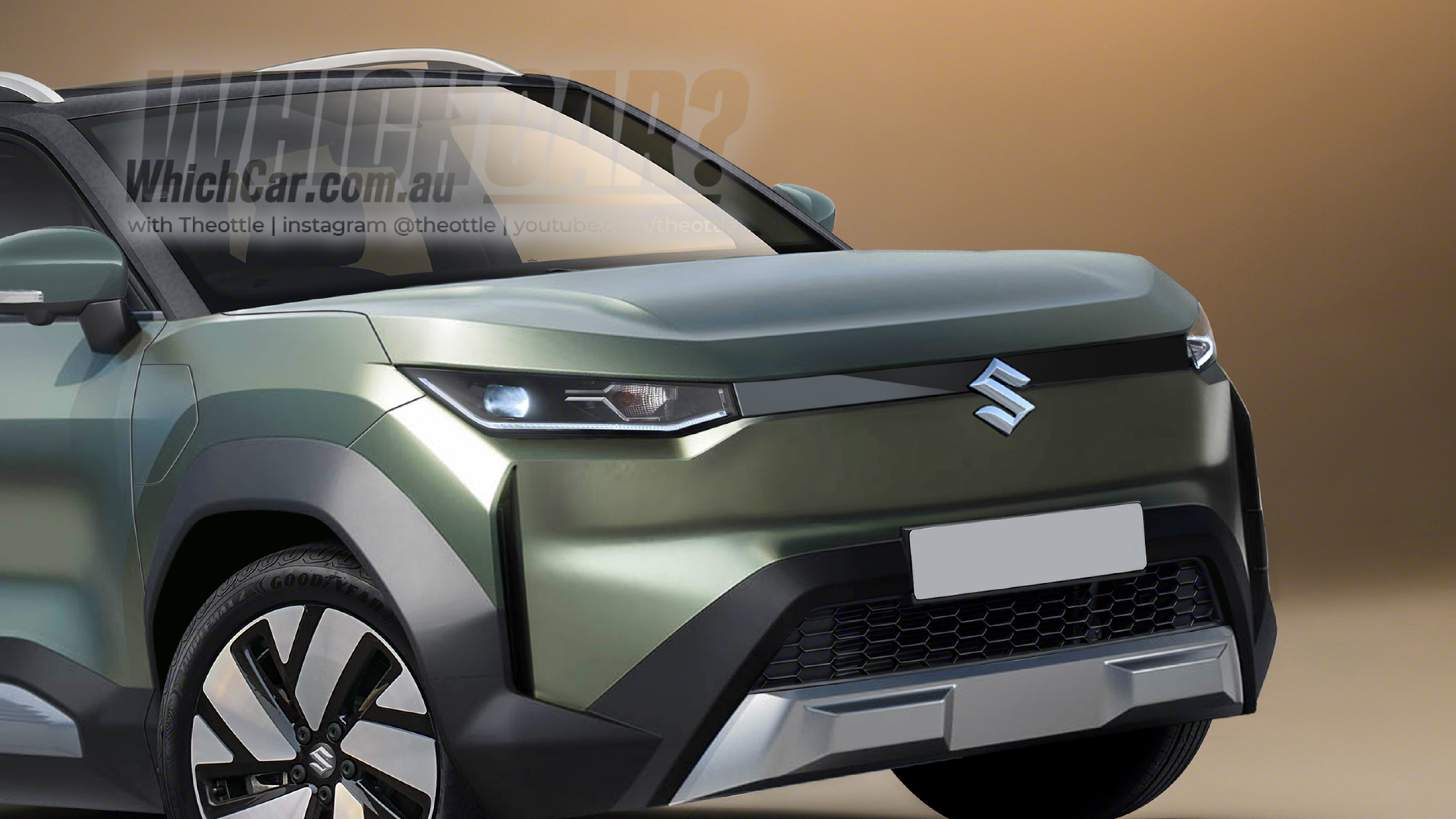 2025 Suzuki eVX Rendered In Production Form Looking Like An Electric Vitara