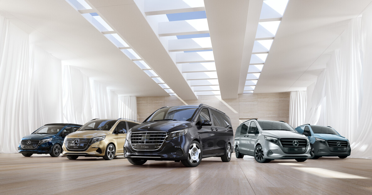 2024 MercedesBenz VClass and Vito facelifts revealed