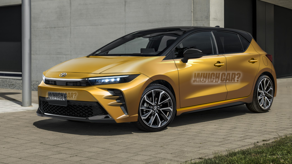 2025 Toyota Corolla imagined in hatch and sedan forms