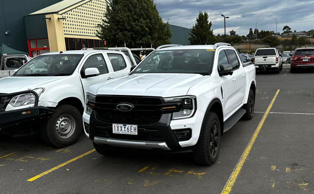 2025 Ford Ranger PHEV spotted at Bunnings