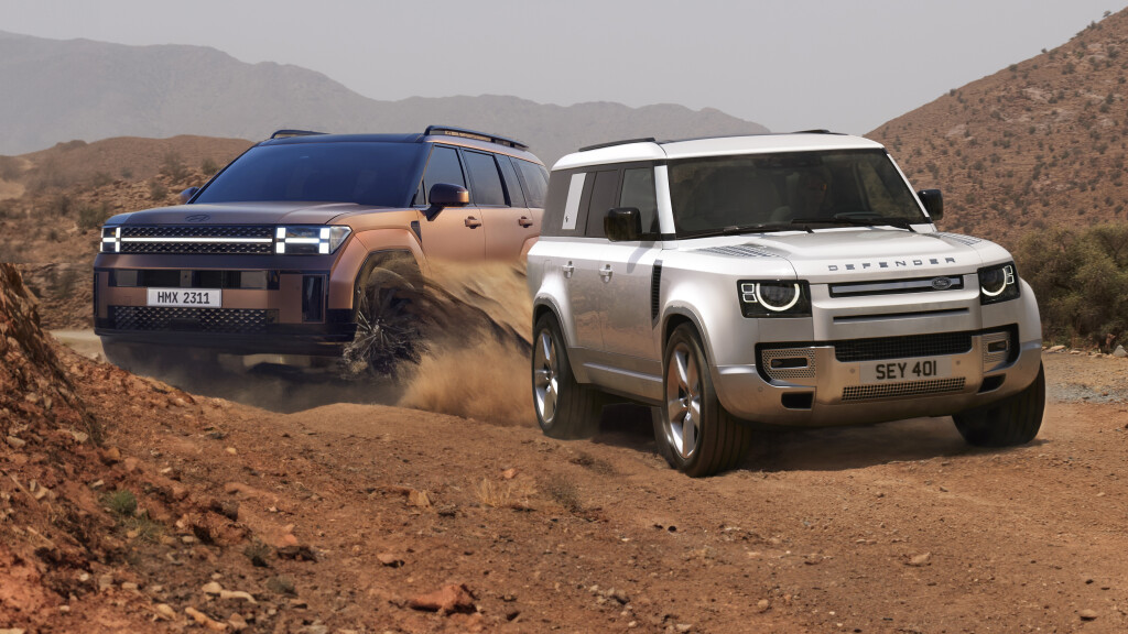 2024 Hyundai Santa Fe v Land Rover Defender 130: Styling face-off