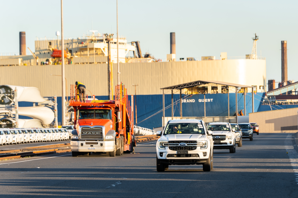 Ford’s leased a whole damn ship to cut Ranger and Everest wait times