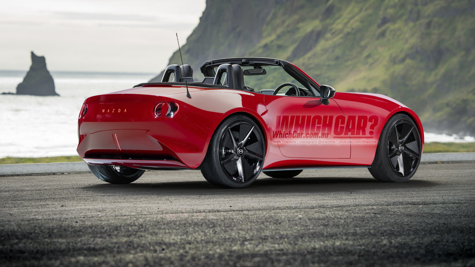 2025 Mazda MX5 imagined with Iconic SP concept lines