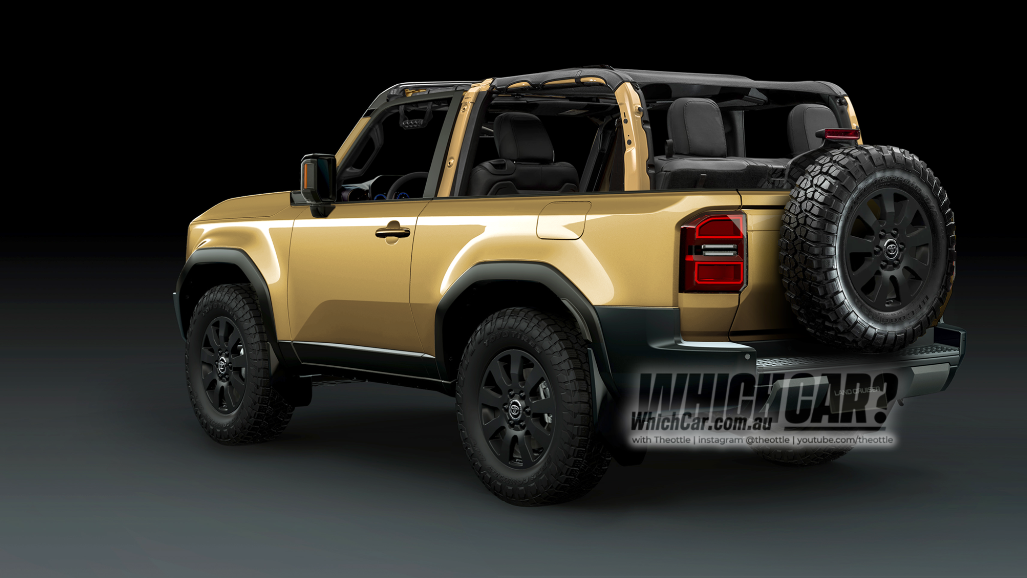 2025 Toyota Prado 3door imagined