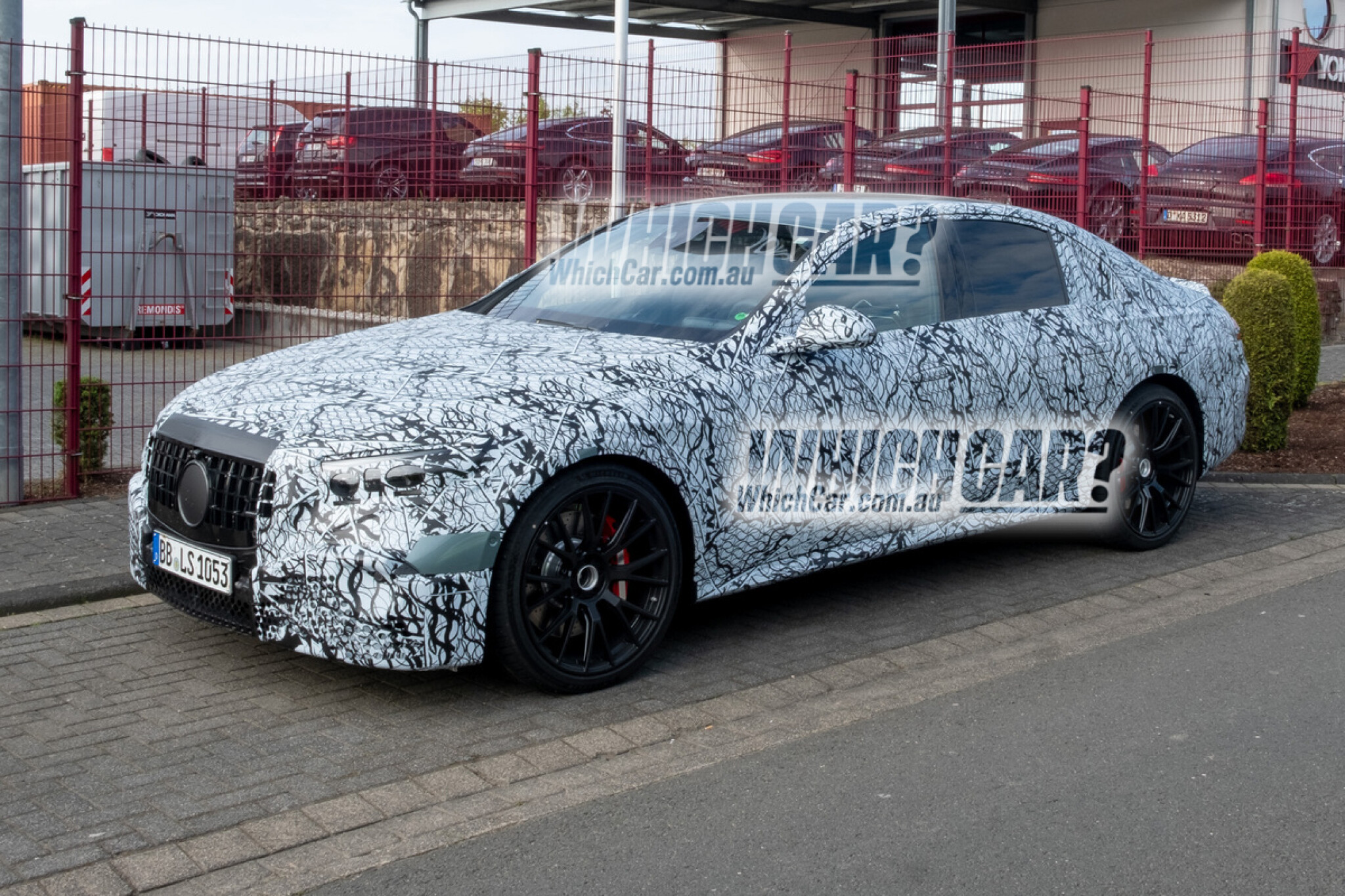 2024 MercedesAMG E63 520kW plugin hybrid spied