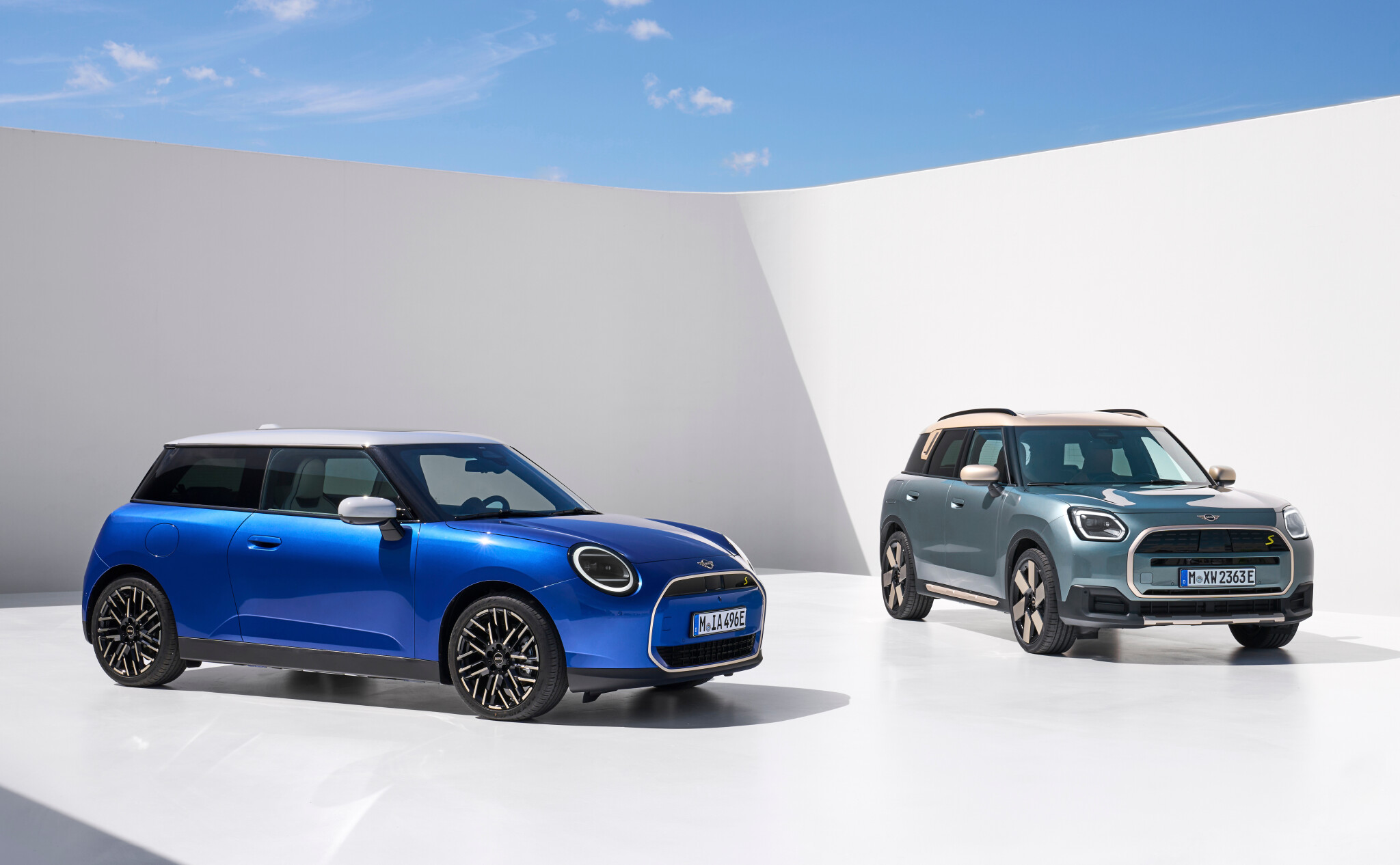 2024 Mini Cooper And Countryman Revealed Electric Models Due Next Year   2024 Mini Cooper Electric Hatch 2024 Mini Countryman 01 