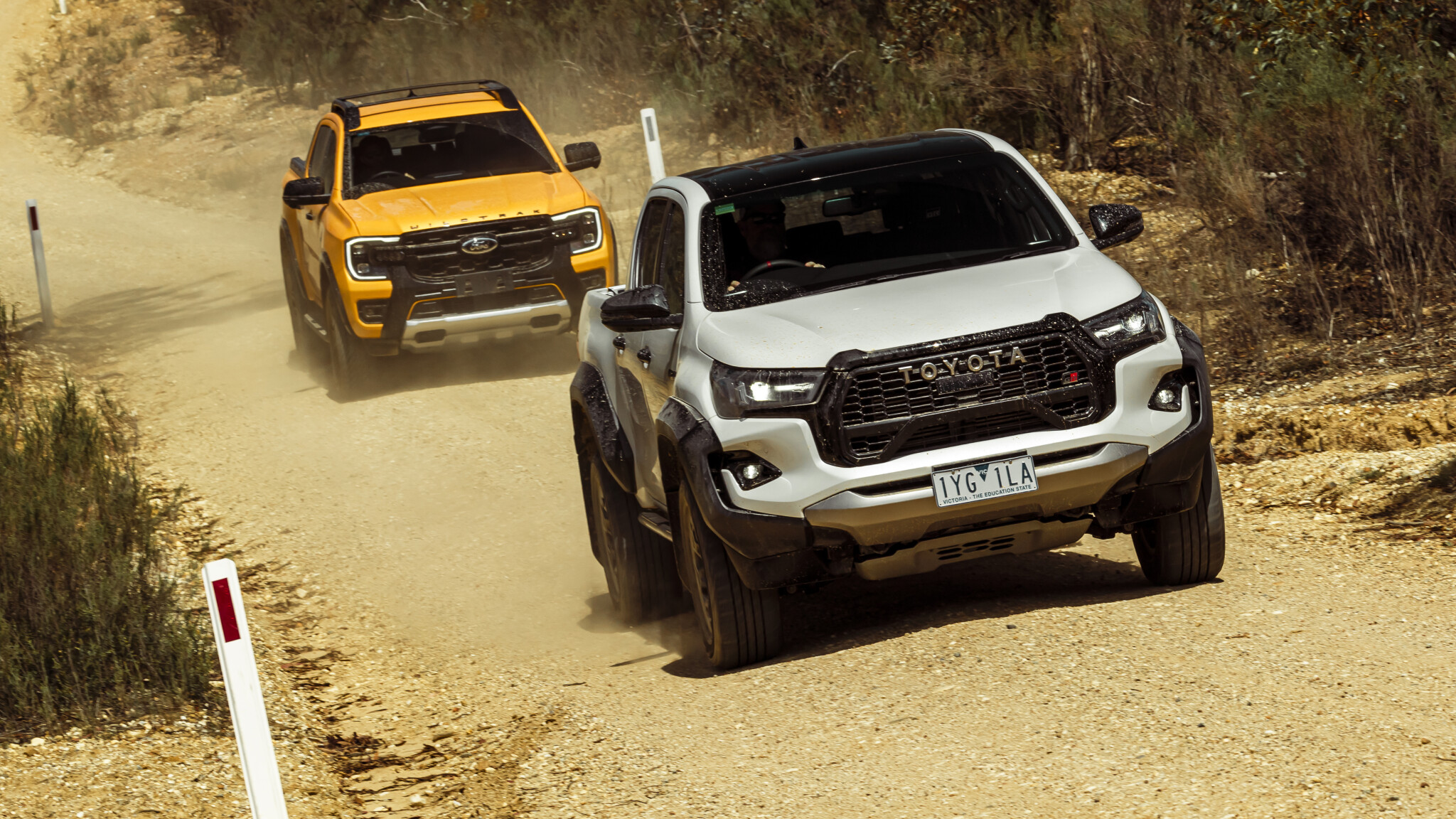 2024 Ford Ranger Wildtrak vs Toyota HiLux GR Sport comparison review