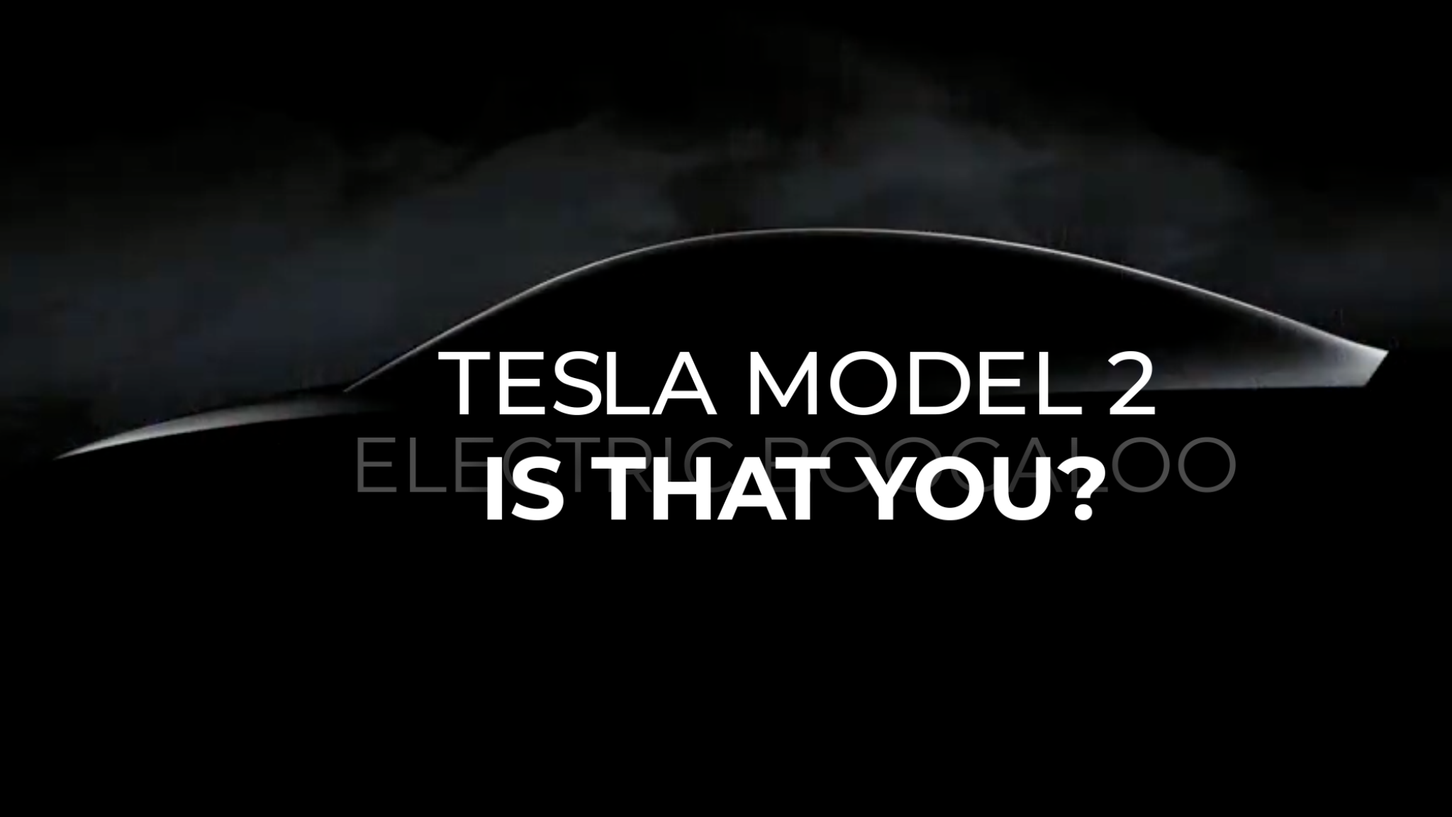 Tesla 'Model 2' Teased, Big Reveal Expected Soon