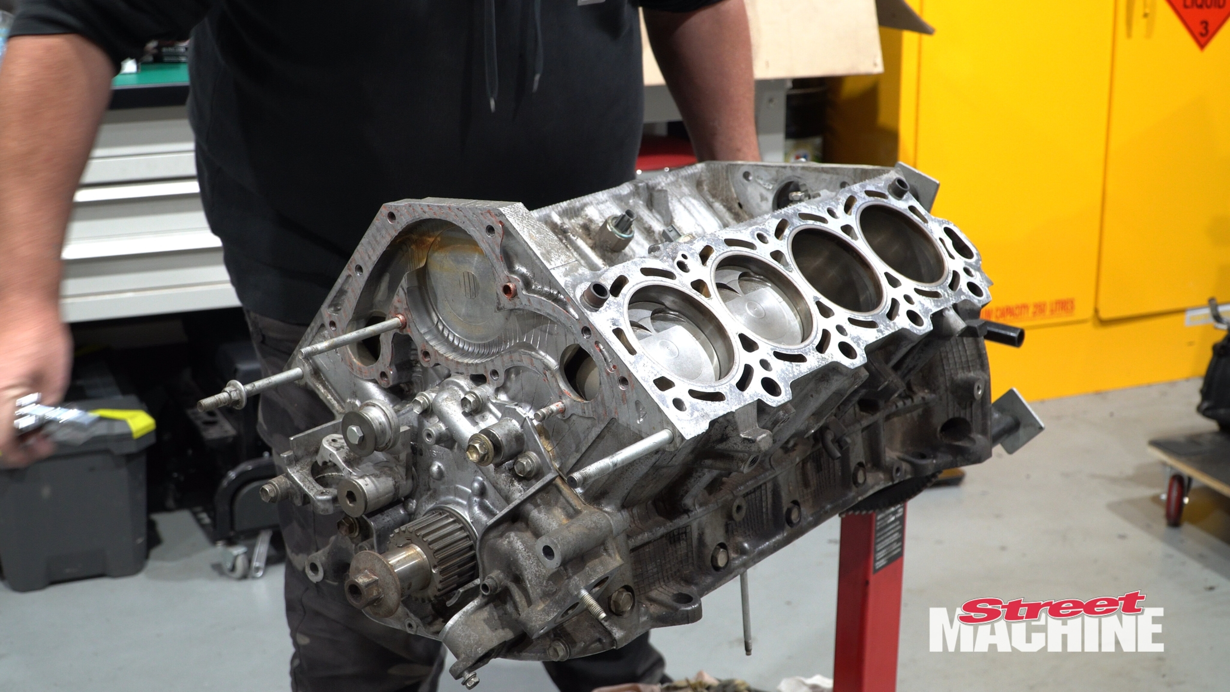 Video: The 1UZ engine build for our Lexcen begins!