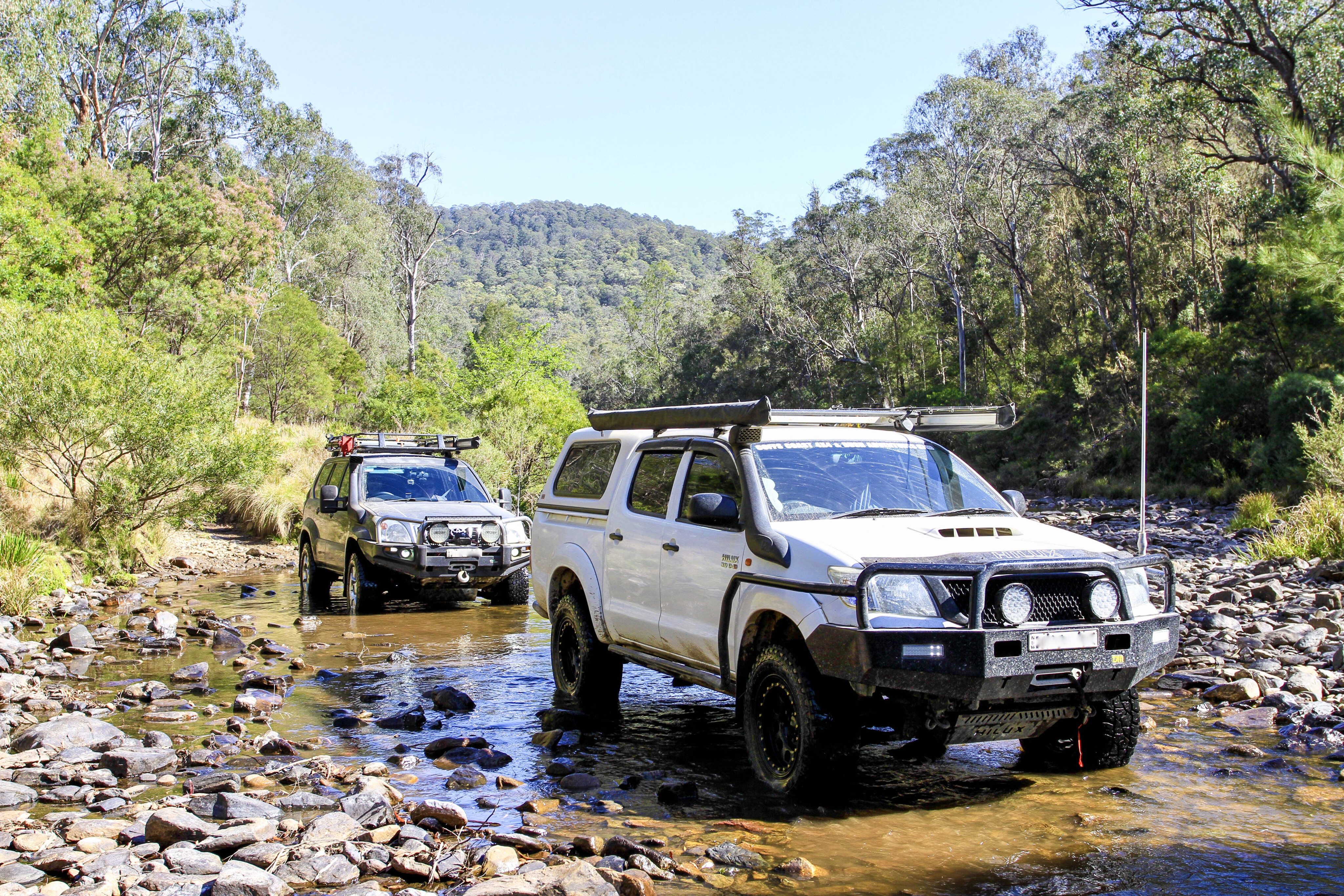 140d25d1/4x4 australia explore oxley wild national park creek crossing at wasttle flat jpg