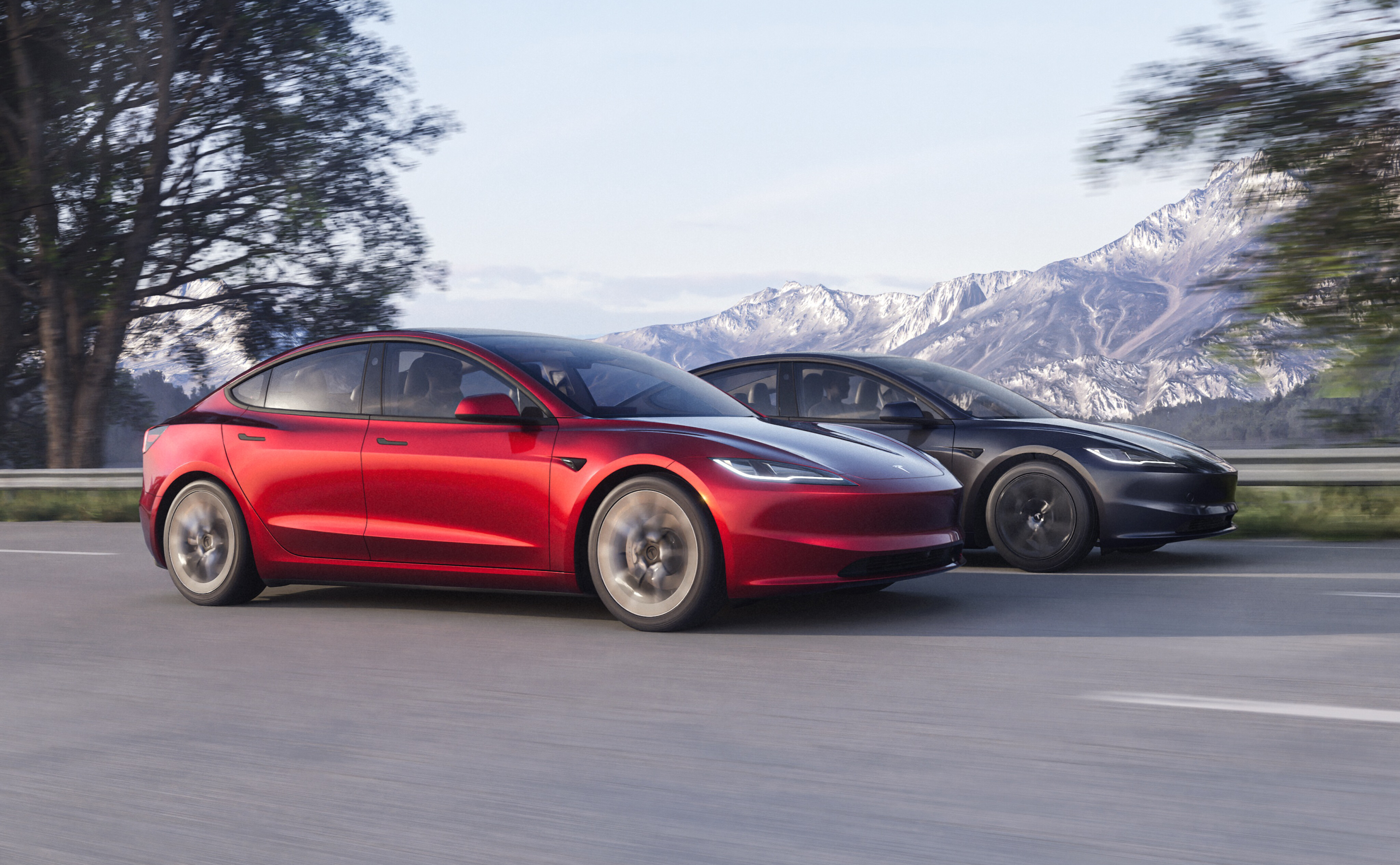 Upgraded 2024 Tesla Model 3 electric car officially breaks cover
