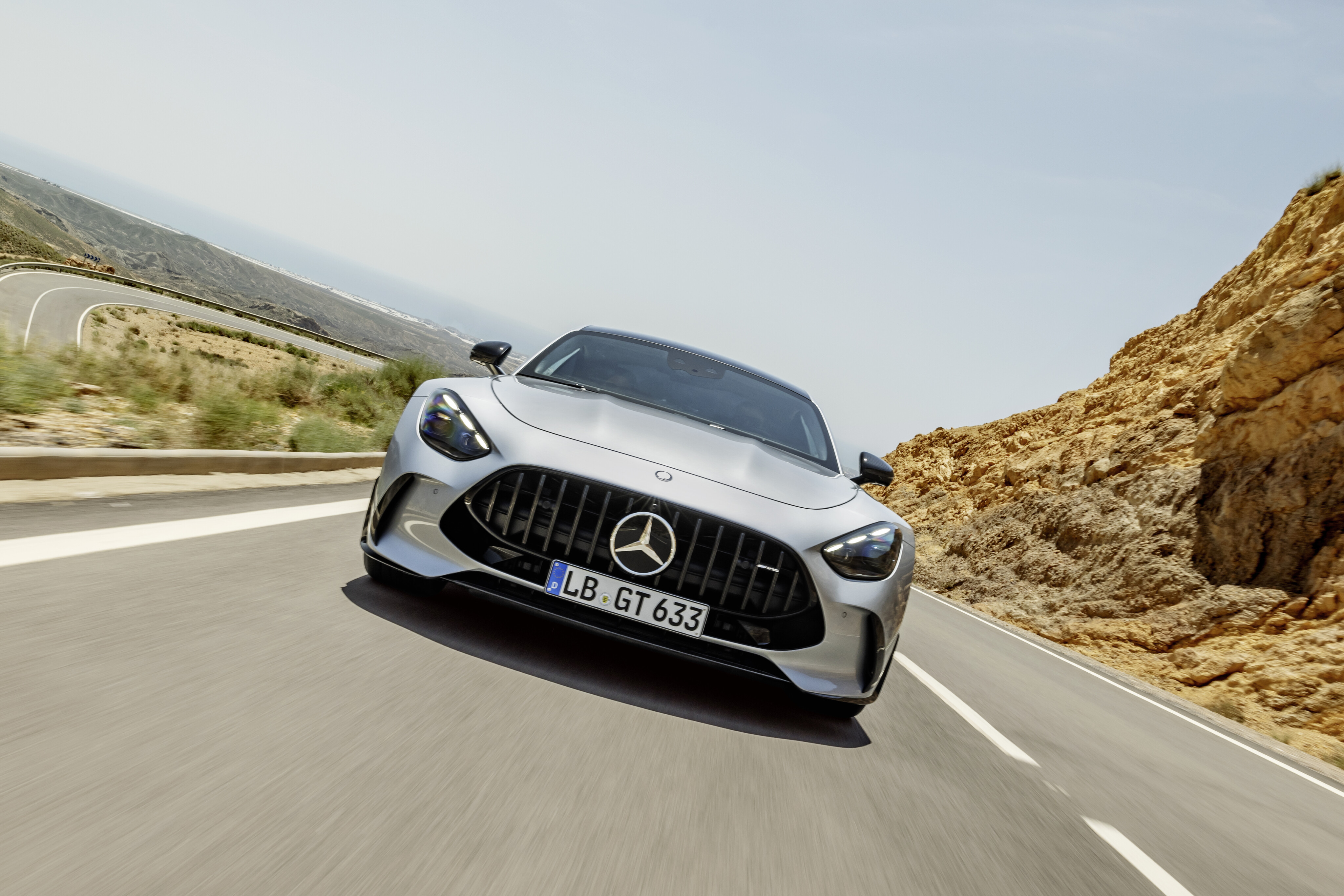 2025 MercedesAMG GT revealed AWD and two extra seats might soften