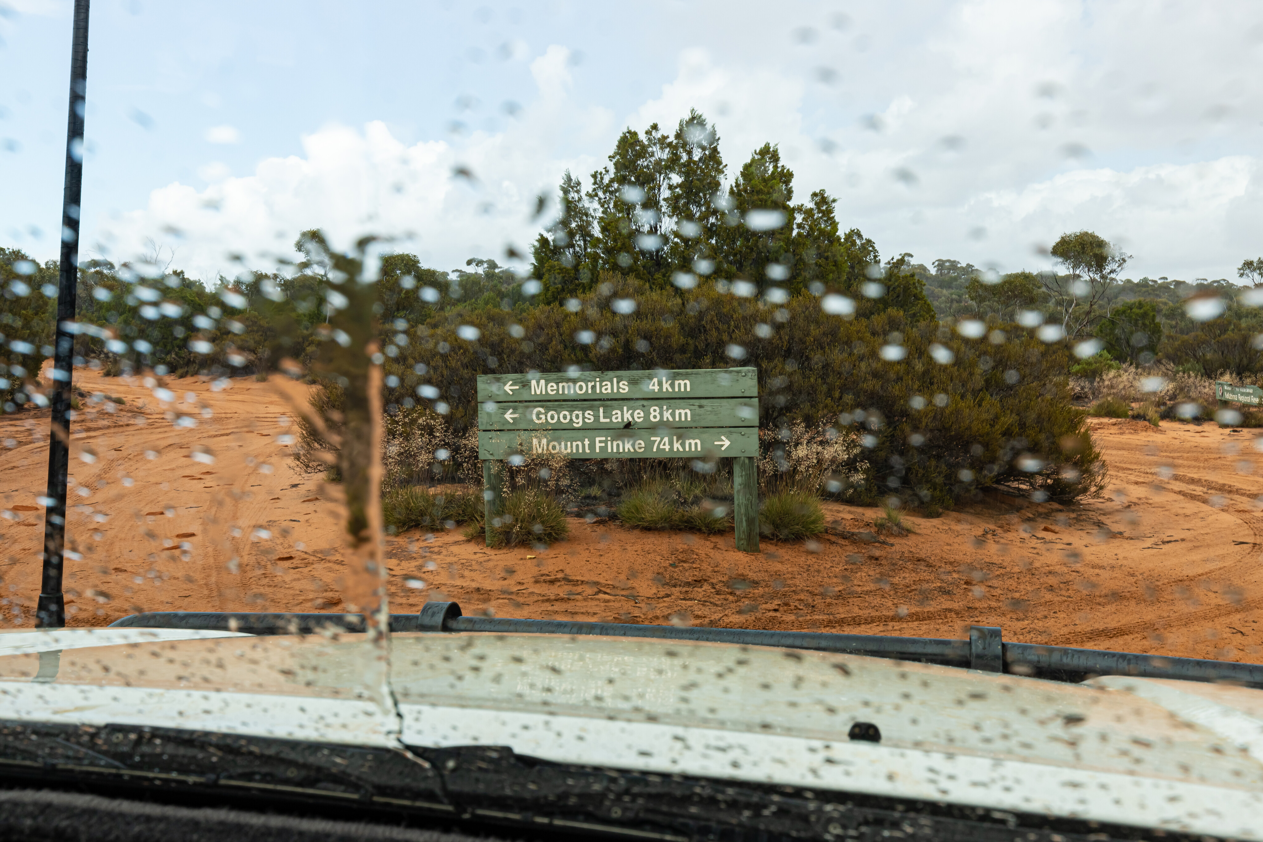 c10624be/4x4 australia googs track we copped some more rain as we left the campground jpg