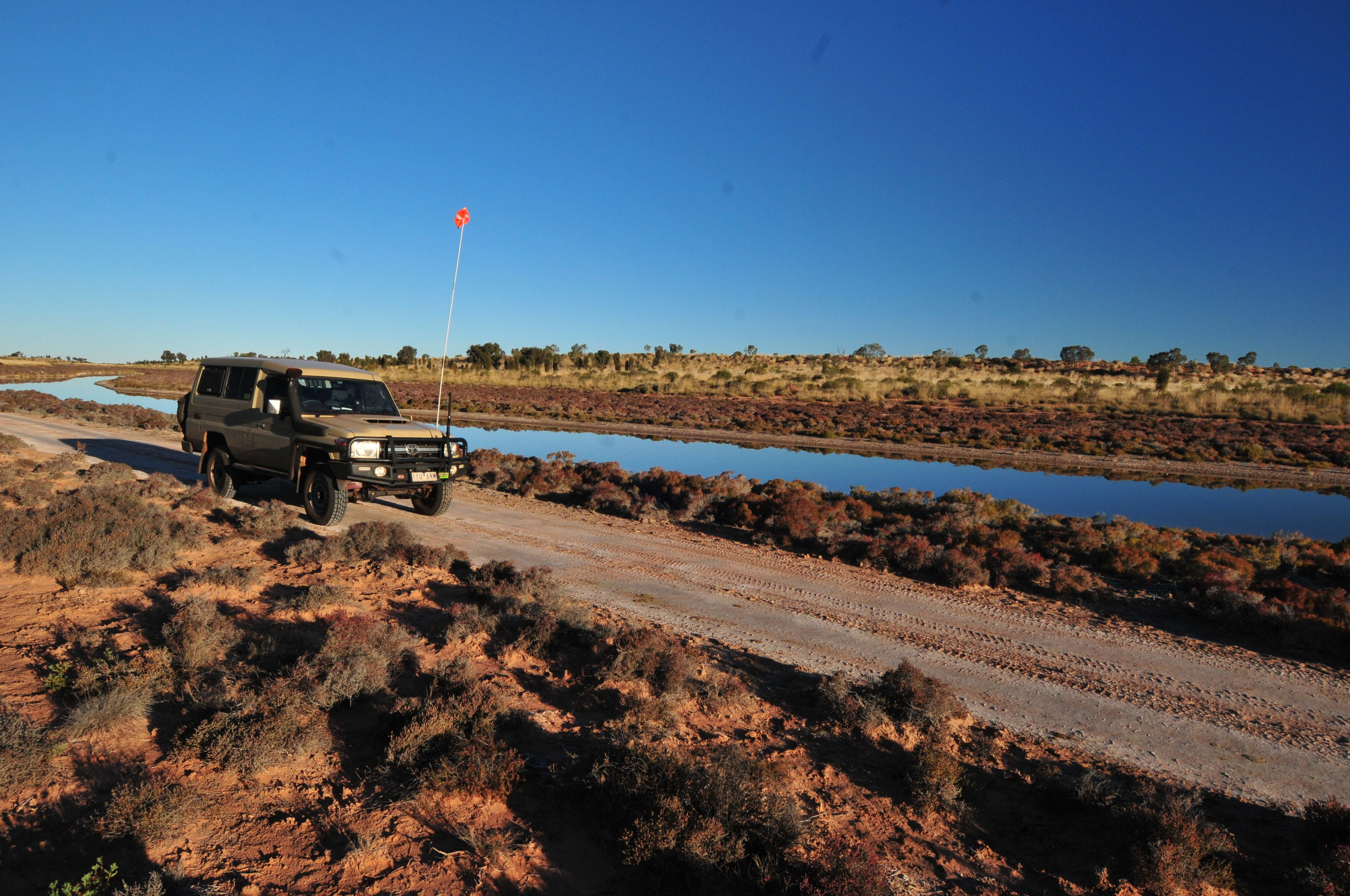 e1b12fb5/csr022 savory creek can be a challenge to cross and often requires a detour of a few km canning stock route jpg