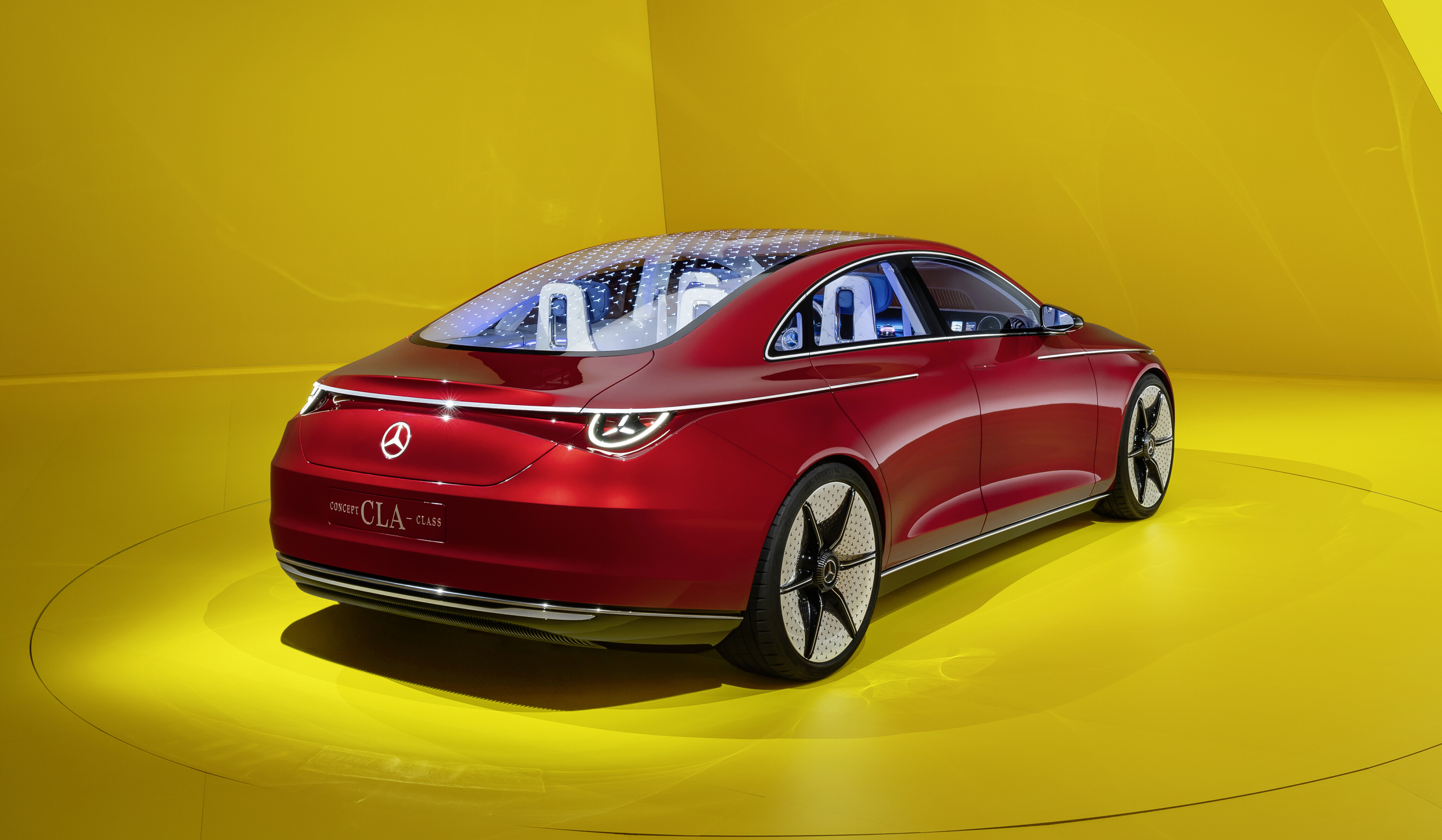 Mercedes CLA concept previews Tesla Model 3 rival