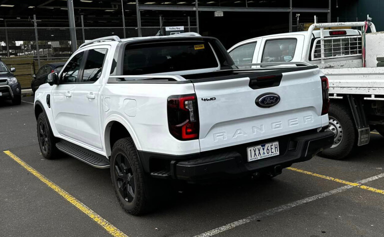 2025 Ford Ranger PHEV spotted at Bunnings