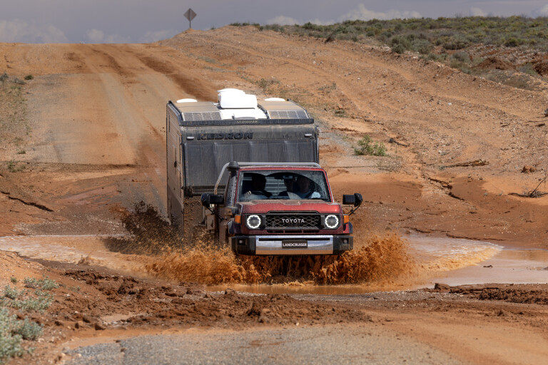 2024 Toyota LandCruiser 70 Series towing review V8 versus inline 4