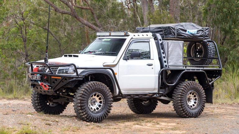 Tough single-cab Nissan GQ Patrol custom 4x4