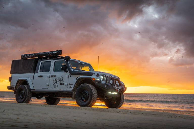 2021 Jeep Gladiator travels around Australia